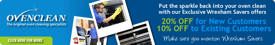 Ovenclean - Put the sparkle back into your oven clean with our exclusive Wrexham Savers offers - 25% off for new customers, 15% off to existing customers - Click here for more information and terms