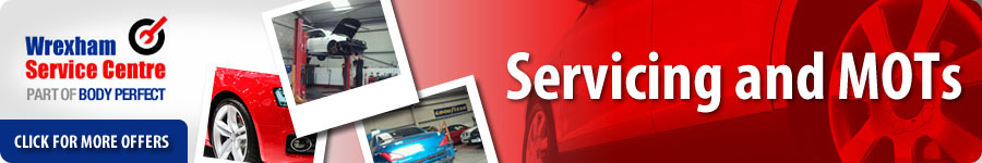 Servicing and MOTs at Wrexham Service Centre (Part of Body Perfect) - Click for more offers