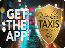 Wrexham and Prestige Taxis advert